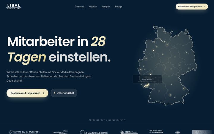 Screenshot of libal-consulting.de