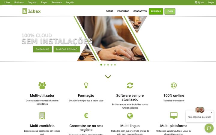 Screenshot of libax.com