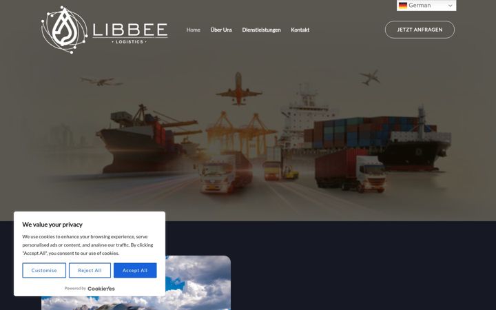 Screenshot of libbee.de