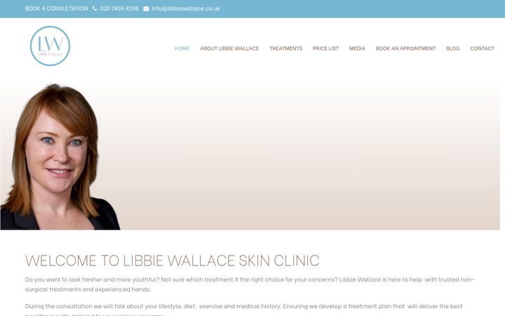 Screenshot of libbiewallace.co.uk