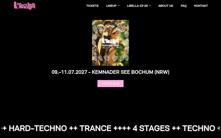 Screenshot of libella-festival.de