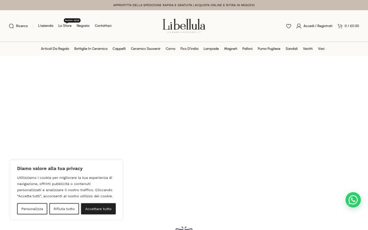 Screenshot of libellulaceramicheshop.it