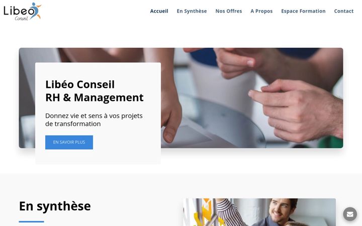 Screenshot of libeoconseil.com