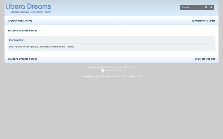 Screenshot of libera-dreams.com