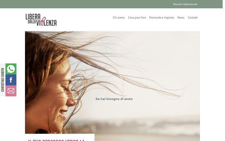 Screenshot of liberadallaviolenza.org