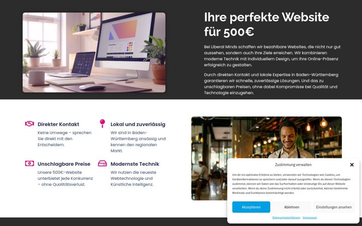 Screenshot of liberal-minds.de
