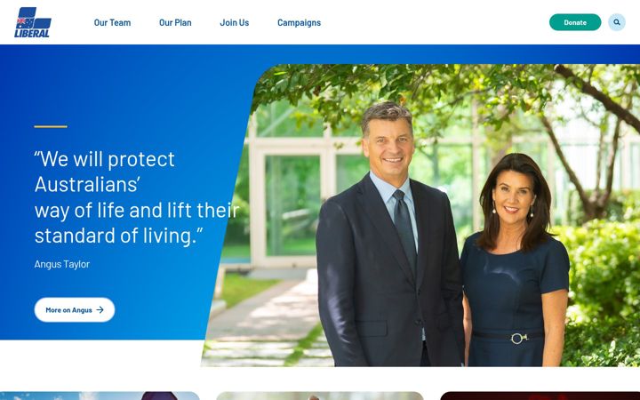 Screenshot di liberal.org.au