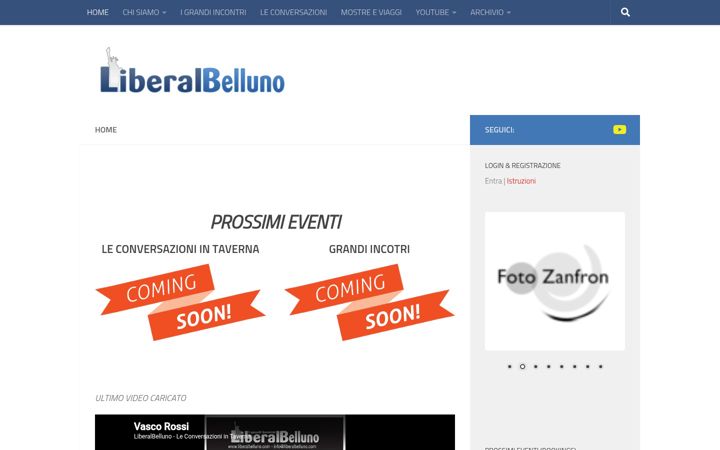 Screenshot of liberalbelluno.com