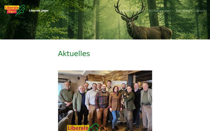 Screenshot of liberalejaeger.de