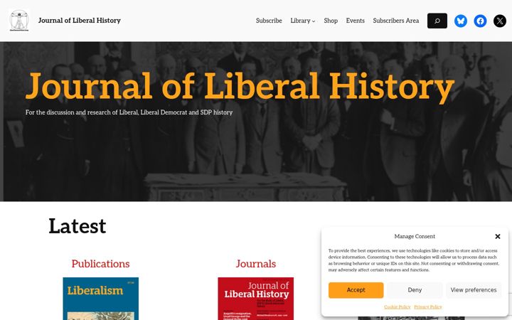 Screenshot of liberalhistory.org.uk