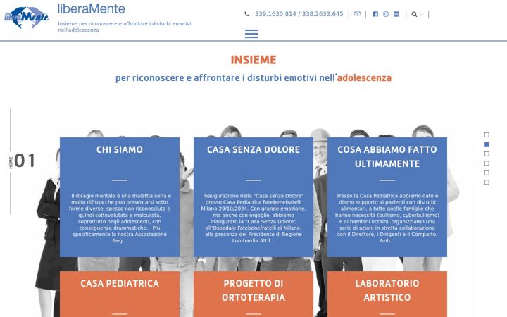 Screenshot of liberamente-milano.org