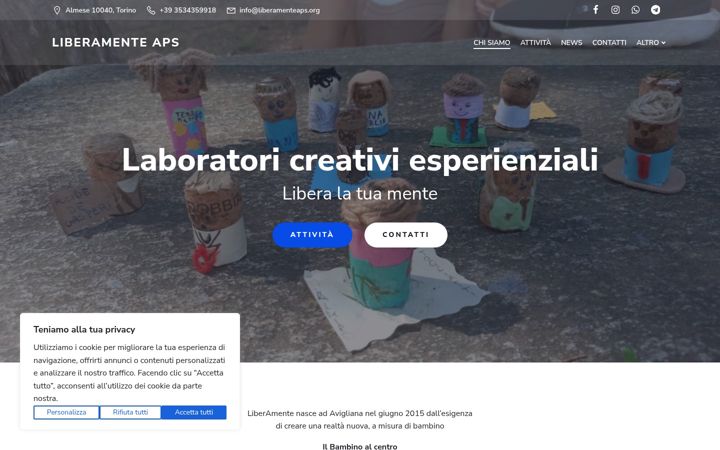 Screenshot of liberamenteaps.org