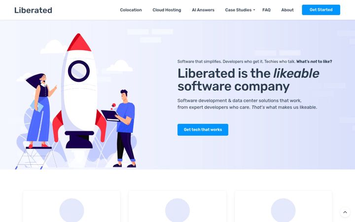 Screenshot von liberatednetworks.com