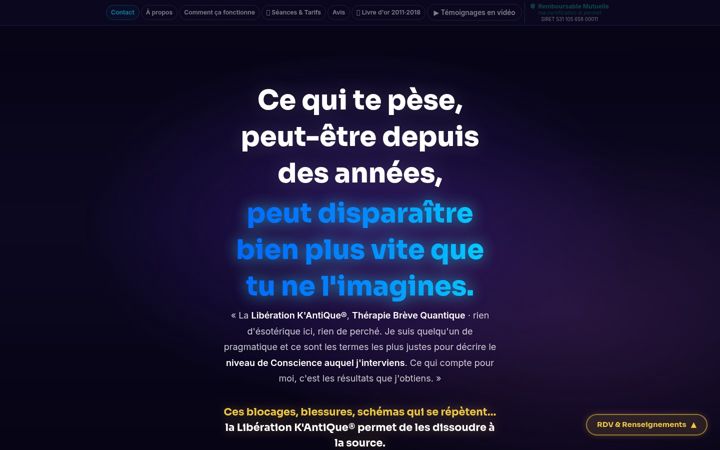 Screenshot of liberation-kantique.com
