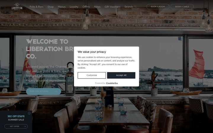 Screenshot of liberationgroup.com