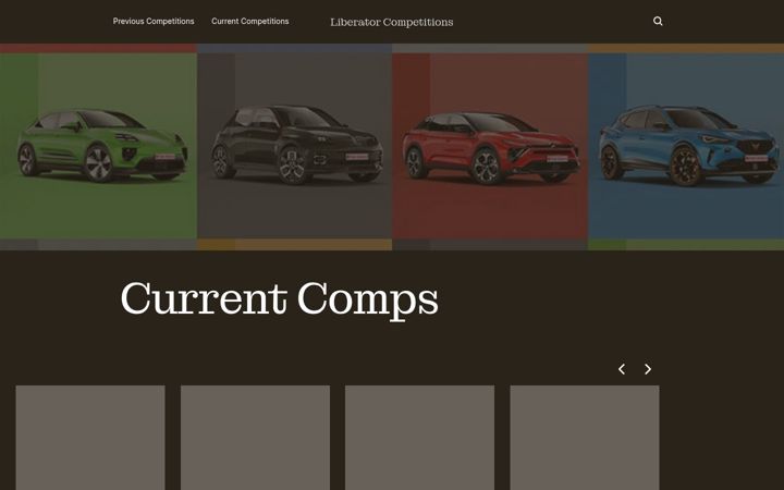 Screenshot of liberatorcomps.co.uk
