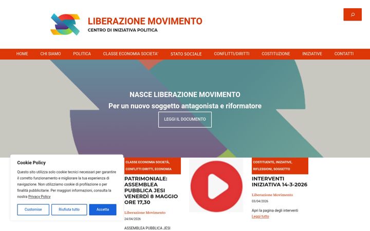 Screenshot of liberazionemovimento.it