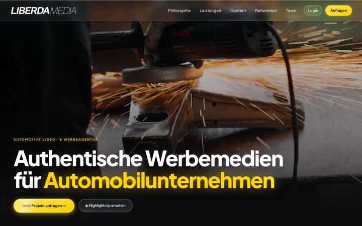 Screenshot of liberdamedia.de