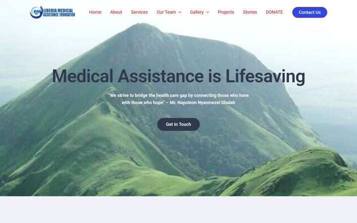 Screenshot of liberialmaf.com