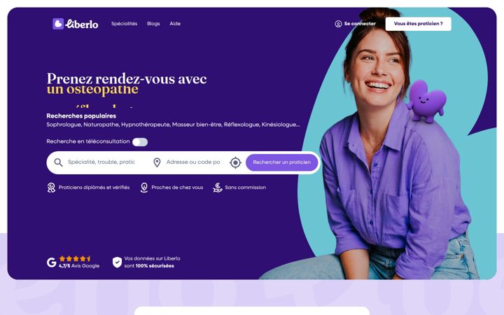 Screenshot of liberlo.com