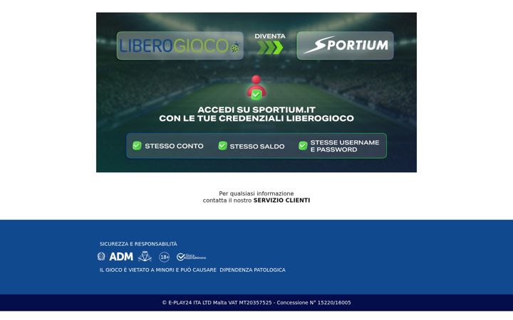 Screenshot of liberogioco.it