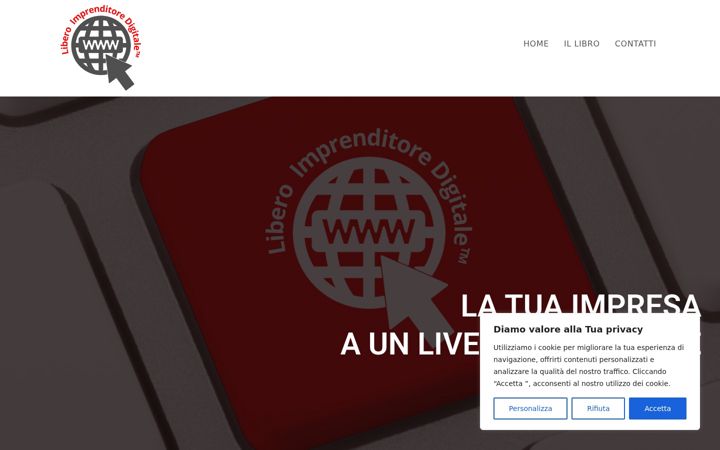 Screenshot of liberoimprenditoredigitale.com