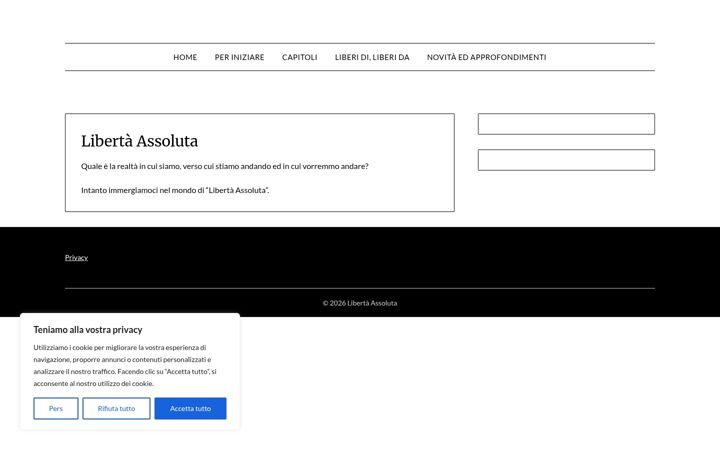 Screenshot of libertaassoluta.it