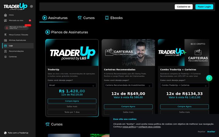 Screenshot of libertaplay.com.br