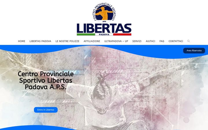 Screenshot of libertaspadova.it