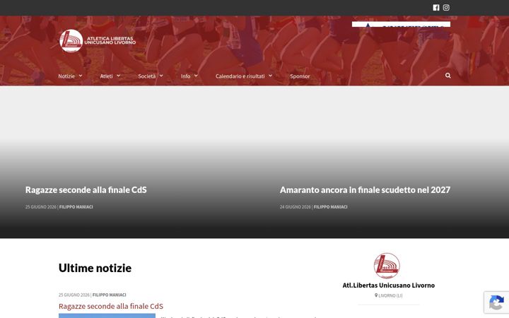 Screenshot of libertasrunners.com