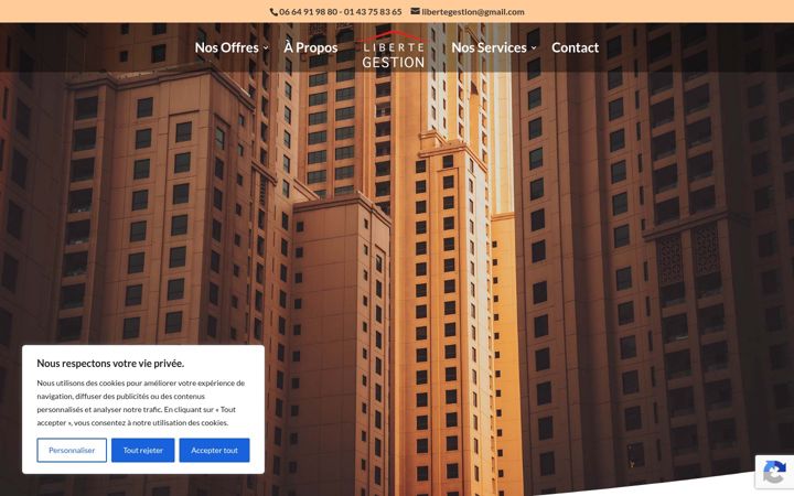 Screenshot of libertegestion.fr