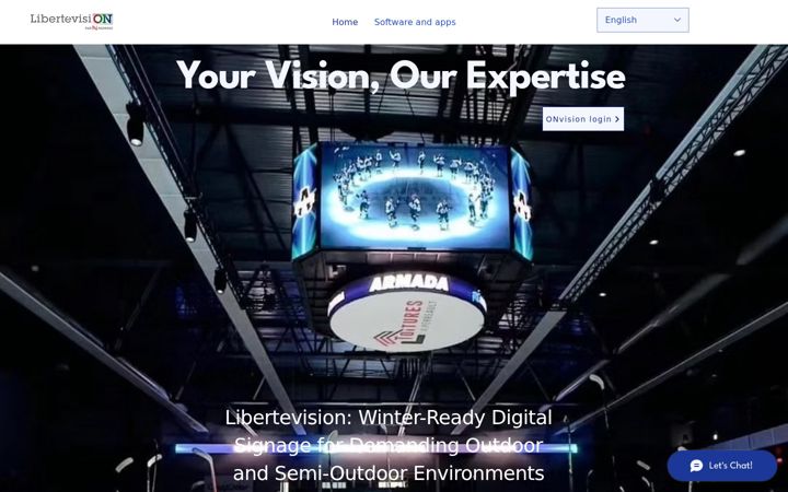 Screenshot of libertevision.com