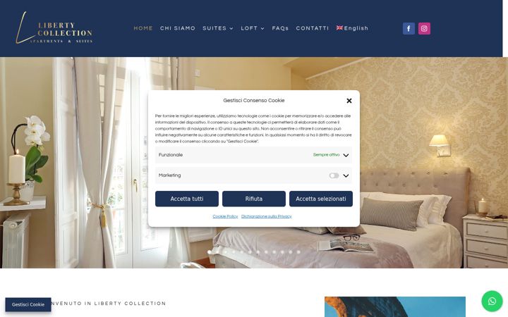 Screenshot of libertycollectionrome.com
