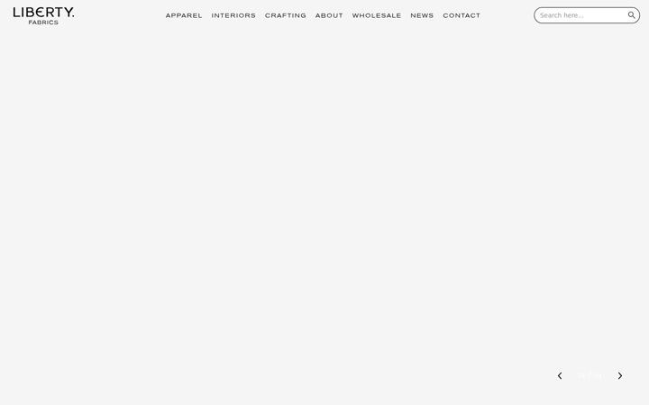 Screenshot of libertyfabric.com