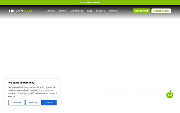 Screenshot of libertygym.fr