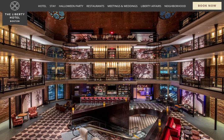 Screenshot of libertyhotel.com