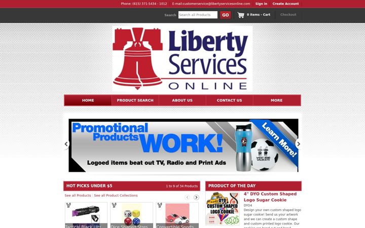 Screenshot of libertyservicesonline.com