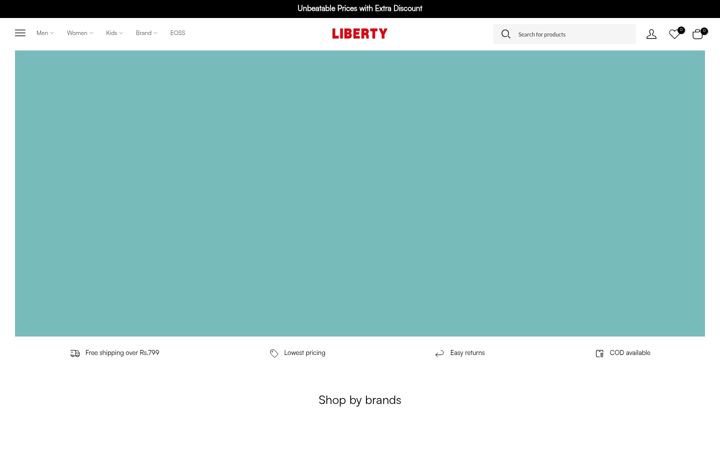 Screenshot of libertyshoesonline.com
