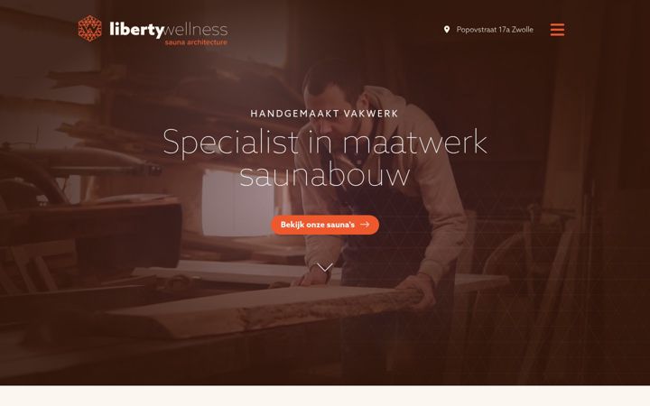 Skærmbillede af libertywellness.nl