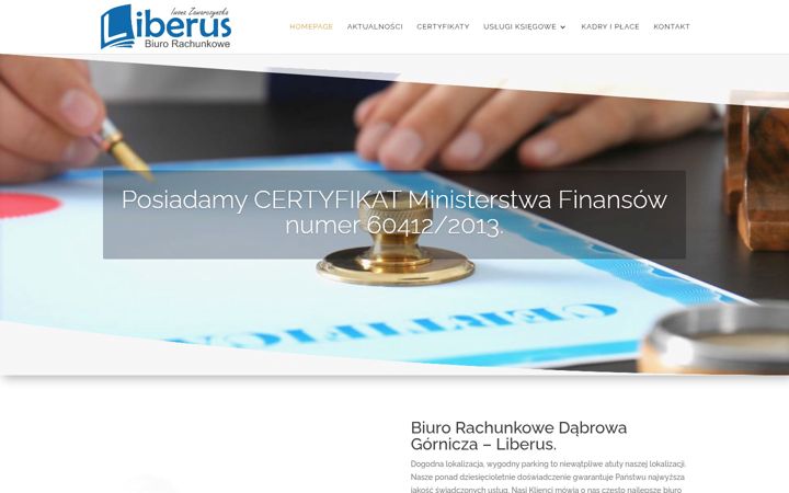 Screenshot of liberus.com.pl