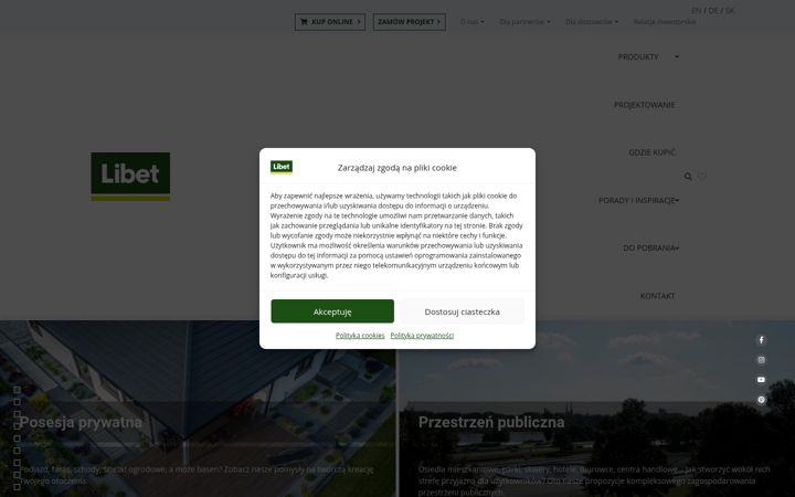 Screenshot of libet.pl
