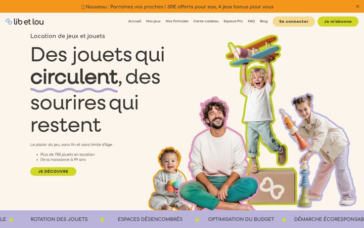 Screenshot of libetlou.com