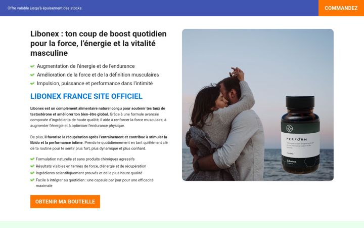 Screenshot di libonexfrance.com