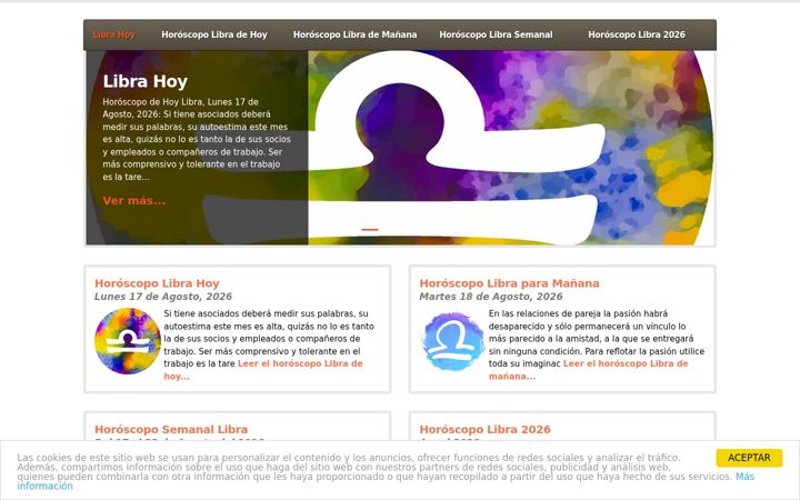 Screenshot of librahoy.net