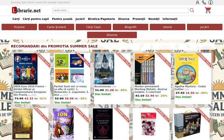 Screenshot of librarie.net