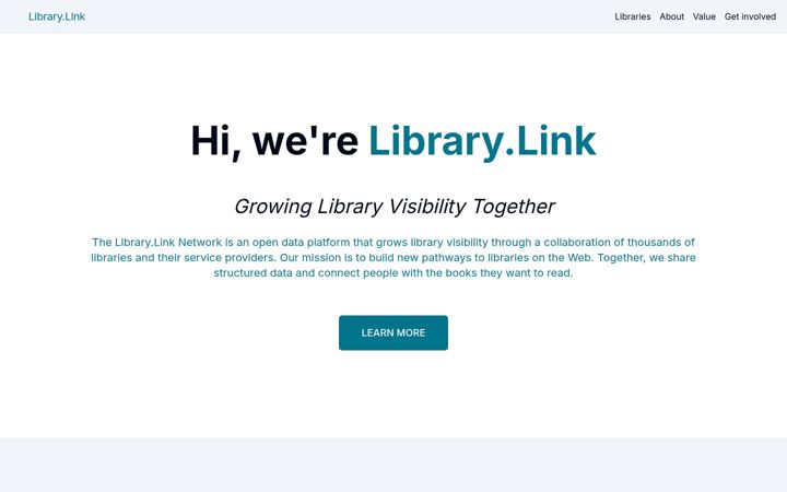 Screenshot ta' library.link