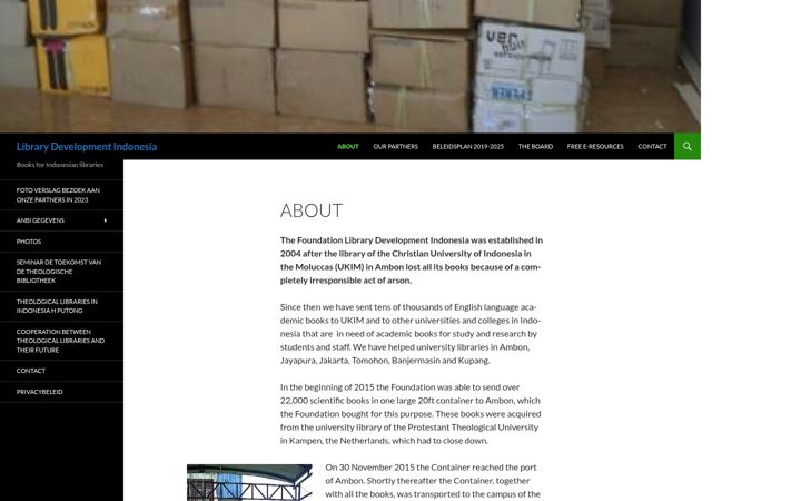 Screenshot of librarydevelopment.nl