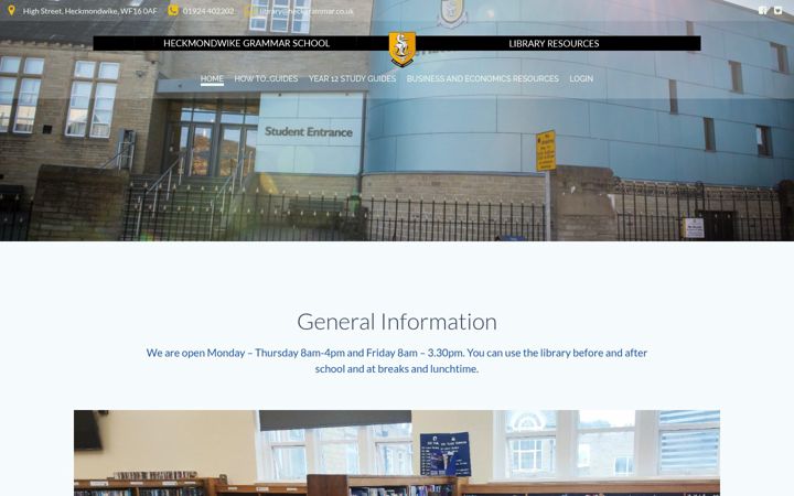 Screenshot of libraryheckgrammar.co.uk