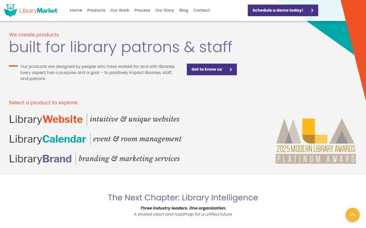 Screenshot stránky librarymarket.com