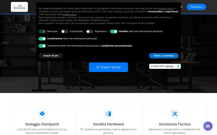 Screenshot of librasolutions.it